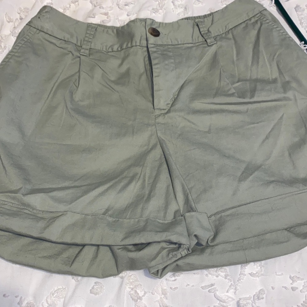 Light green shorts